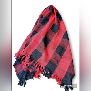 Buffalo Checkered Cotton Tablecloth Throw